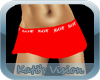 [KV] Red Rave Skirt
