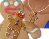 OO * Cookie Man Necklace