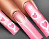 H-C Heart Nails Pink