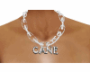 {J} Cane Necklace