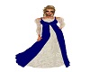 Royal Blue Empire Gown