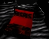 red and black fire bed