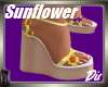 Sunflower Wedge Sandals
