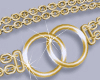 Chain Rings Belt Gold