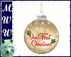 Our First  Xmas Ornament