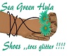 Sea Green Hula Shoes