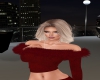 Red HolidayTop W Fur