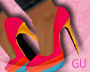{Gu} Colorful high heels