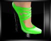 (D)Neon Green Stilettos