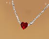 red heart neclace