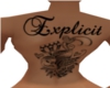 Explicit Back tattoo