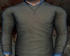 Brown Denim Sweater