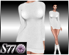 [S77]White Knit Dress
