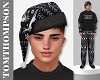North Black Santa Hat