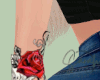 Left Arm Rose Tattoo