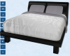 SE-Black Silver Bed