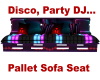 Disco-Party Pallet Sofa