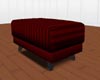 Red Strpped Footstool