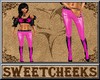 #Pink Leather Pants
