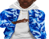 *Z* Navy Hooded Jacket