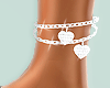 Heart Anklet Icy