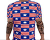 Patriotic Flag Shirt (M)