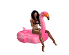 Pink Flamingo Floaty