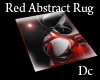 Red Abstract Rug
