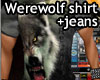 Werewolf shirt+jeans