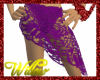 WF>Lace Sarong Purple