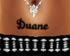 Duane belly tattoo