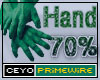70% Hand
