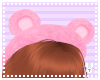 T|Bear Hat Pinku