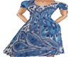 Blue Paisley Dress
