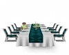 Teal Long Table