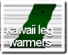 Green Kawaii LegWarmers