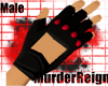 {MR} Black Red Gloves
