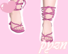 დ pink heels