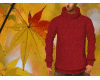 e sweater red M