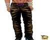 .(IH) LEATHER PANTS BWN