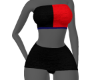 Red & Black Two Piece