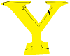 letter Y yellow