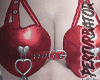 ★ Love top red