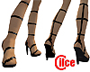 C Laced Heels black 1