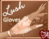 .a Lush Gloves Peach
