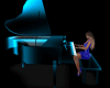 Music Piano Blue