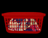 Red Laundry Basket