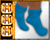 {MH3}Blue Xmas Socks