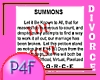 P4F Divorce Summons