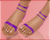 !© Tie Up Sandals Grape